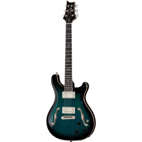 PRS SE Hollowbody II Piezo - Peacock Blue Burst